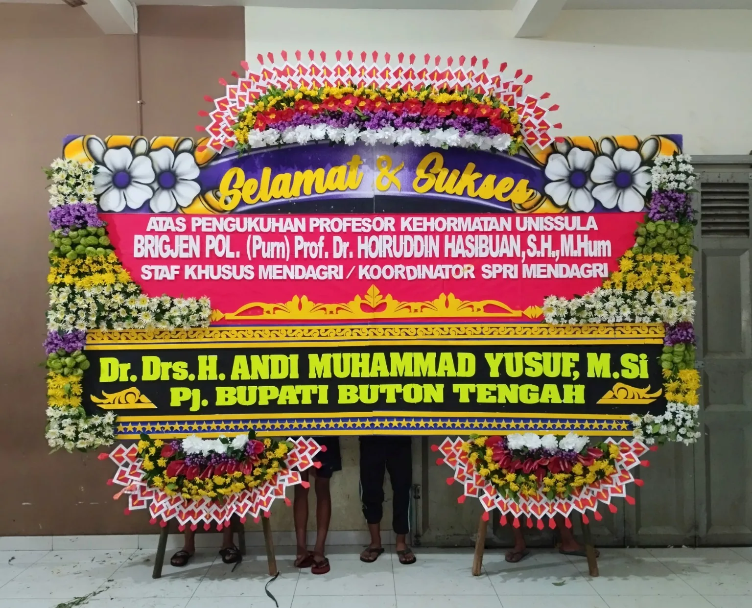 Bunga papan congratulations Adeeva Florist Semarang